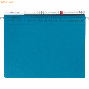 4250340500814 - Hängehefter 1205807 A4 mittelblau Karton 320g 4250340500814 ORGALEX