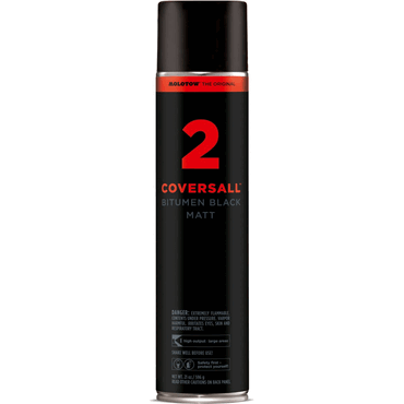 4250397603322 - Spray Coversall 2 600ml Bitumen Black matt