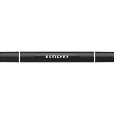 4250397649337 - Twinmarker Sketcher brush+chisel Y 010 creme 4250397649337 Molotow 4250397649337 - Twinmarker Sketcher brush+chisel Y 010 creme 4250397649337 Molotow