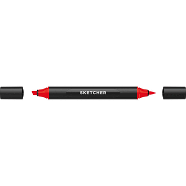 4250397649511 - Twinmarker Sketcher brush+chisel R 100 tiefrot 4250397649511 Molotow 4250397649511 - Twinmarker Sketcher brush+chisel R 100 tiefrot 4250397649511 Molotow