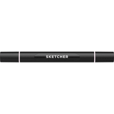 4250397649597 - Twinmarker Sketcher brush+chisel P 140 hellpink 4250397649597 Molotow