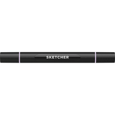 4250397649733 - Twinmarker Sketcher brush+chisel V 210 violett hell 4250397649733 Molotow
