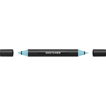 4250397649832 - Twinmarker Sketcher brush+chisel B 260 himmelblau mittel 4250397649832 Molotow 4250397649832 - Twinmarker Sketcher brush+chisel B 260 himmelblau mittel 4250397649832 Molotow