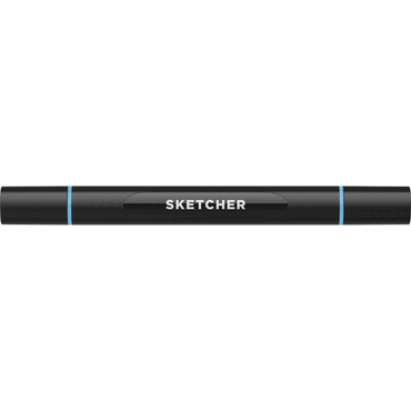 4250397649870 - Twinmarker Sketcher brush+chisel B 280 jeansblau mittel 4250397649870 Molotow 4250397649870 - Twinmarker Sketcher brush+chisel B 280 jeansblau mittel 4250397649870 Molotow