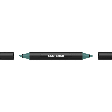 4250397649993 - Twinmarker Sketcher brush+chisel T 340 grünspan 4250397649993 Molotow