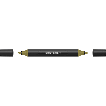 4250397650142 - Twinmarker Sketcher brush+chisel K 415 olive 4250397650142 Molotow 4250397650142 - Twinmarker Sketcher brush+chisel K 415 olive 4250397650142 Molotow