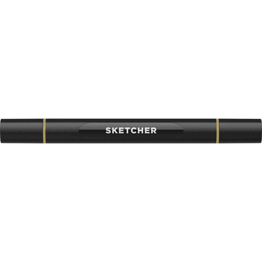 4250397650166 - Twinmarker Sketcher brush+chisel K 425 khaki 4250397650166 Molotow