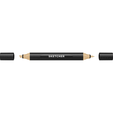 4250397650203 - Twinmarker Sketcher brush+chisel BE445 milchkaffee mittel 4250397650203 Molotow 4250397650203 - Twinmarker Sketcher brush+chisel BE445 milchkaffee mittel 4250397650203 Molotow