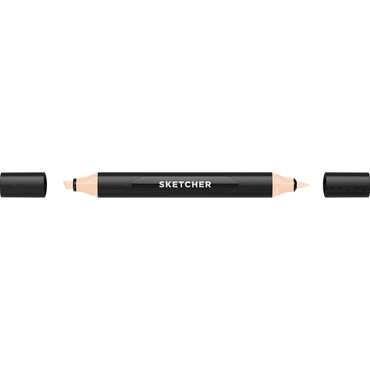 4250397650234 - Twinmarker Sketcher brush+chisel BR460 sand hell 4250397650234 Molotow 4250397650234 - Twinmarker Sketcher brush+chisel BR460 sand hell 4250397650234 Molotow
