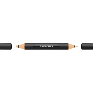 4250397650258 - Twinmarker Sketcher brush+chisel BR470 sand bronze 4250397650258 Molotow 4250397650258 - Twinmarker Sketcher brush+chisel BR470 sand bronze 4250397650258 Molotow