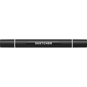 4250397650296 - Twinmarker Sketcher brush+chisel GG490 grüngrau 2 4250397650296 Molotow