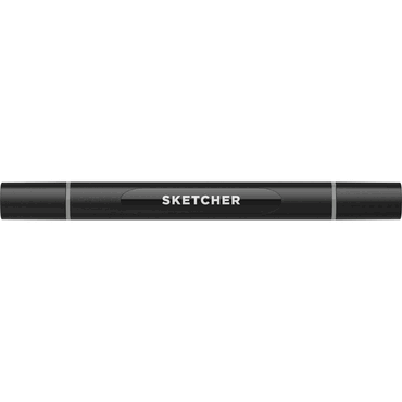 4250397650418 - Twinmarker Sketcher brush+chisel NG550 neutralgrau 3 4250397650418 Molotow