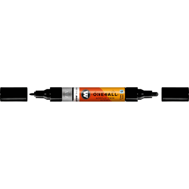4250397667782 - Acrylmarker One4All Twin Glossy #252 schwarz glanz 4250397667782 - Acrylmarker One4All Twin Glossy #252 schwarz glanz
