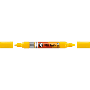 4250397671598 - Acrylmarker One4All Twin 15mm 4mm signalgelb