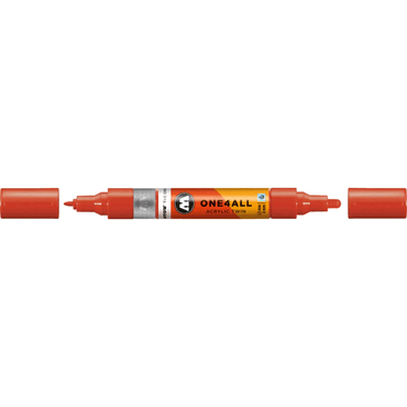 4250397671628 - Acrylmarker One4All Twin 15mm 4mm blutorange 4250397671628 - Acrylmarker One4All Twin 15mm 4mm blutorange