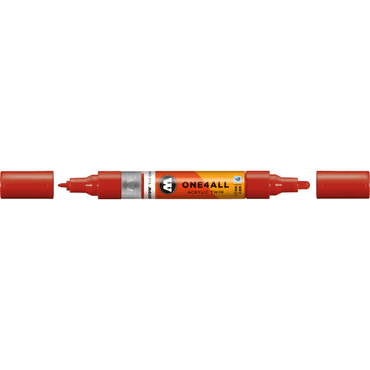 4250397671659 - Acrylmarker One4All Twin 15mm 4mm Himbeerrot