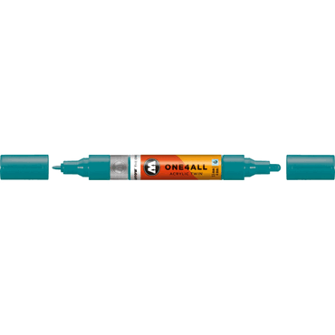 4250397671727 - Acrylmarker One4All Twin 15mm 4mm aqua