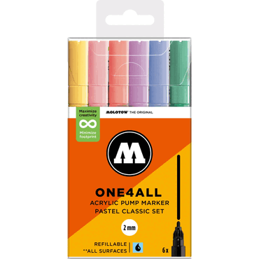 4250397674209 - Acrylmarker One4All 127HS Pastel Classic Set 4250397674209 - Acrylmarker One4All 127HS Pastel Classic Set