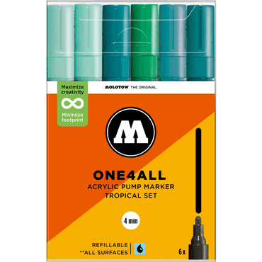 4250397674421 - Acrylmarker One4All 227HS Tropical Set