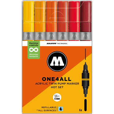 4250397674643 - Acrylmarker One4All Twin Hot Set