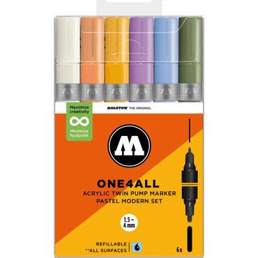 4250397674735 - Acrylmarker One4All Twin Pastel Modern Set 4250397674735 - Acrylmarker One4All Twin Pastel Modern Set