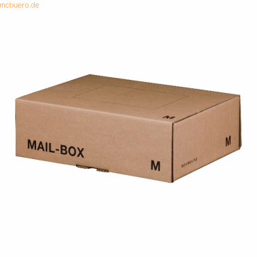 4250414104429 - Versandkarton Mail-Box M 00069030 braun bis DIN A4 innen 331x241x104mm Karton 1-wellig 4250414104429 Smartbox Pro 4250414104429 - Versandkarton Mail-Box M 00069030 braun bis DIN A4 innen 331x241x104mm Karton 1-wellig 4250414104429 Smartbox Pro