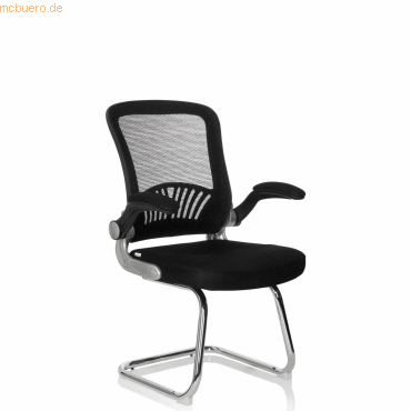 4251084672393 - Besucherstuhl Konferenzstuhl FLYER PRO V Stoff Netzstoff mit Armlehnen hjh OFFICE 4251084672393 - Besucherstuhl Konferenzstuhl FLYER PRO V Stoff Netzstoff mit Armlehnen hjh OFFICE