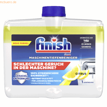 4251758400451 - Finish Regular Maschinentiefenreiniger Pflegemittel gegen Fett und Kalk in Geschirrspülmaschinen 250 ml - Flasche citrus 4251758400451 - Finish Regular Maschinentiefenreiniger Pflegemittel gegen Fett und Kalk in Geschirrspülmaschinen 250 ml - Flasche citrus