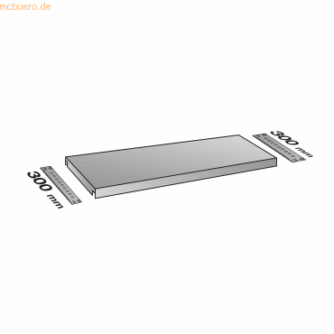 4260035210881 - Zusatzboden für Archiv-Steckregal Tiefe 300 mm Breite 800 mm 4260035210881 - Zusatzboden für Archiv-Steckregal Tiefe 300 mm Breite 800 mm