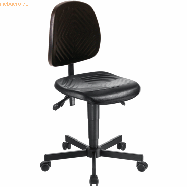 4260046920823 - meychair Arbeitsdrehstuhl gepolstert mit PU-Schaum Gasfeder-Höhenverstellung mit Bremsrollen Höhenverstellbereich 500 - 640 mm 4260046920823 - meychair Arbeitsdrehstuhl gepolstert mit PU-Schaum Gasfeder-Höhenverstellung mit Bremsrollen Höhenverstellbereich 500 - 640 mm