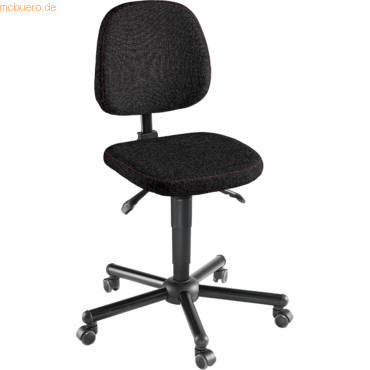 4260046924128 - XXL-Arbeitsdrehstuhl meychair Workster Pro W19-11375 mit Rollen höhenverstellbar bis 250 kg Stoff desinfektionsmittelbeständig schwarz 4260046924128 - XXL-Arbeitsdrehstuhl meychair Workster Pro W19-11375 mit Rollen höhenverstellbar bis 250 kg Stoff desinfektionsmittelbeständig schwarz