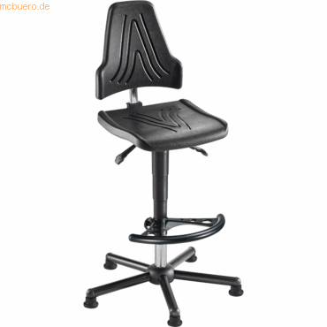 4260046925477 - Arbeitsdrehstuhl W19-25-H-PU-FS7 ESD schwarz   schwarz bis 250kg 4260046925477 Mey Chair
