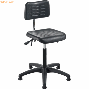 4260046926108 - meychair Arbeitsdrehstuhl PU-Schaum mit Gleitern Höhenverstellbereich 490 - 630 mm 4260046926108 - meychair Arbeitsdrehstuhl PU-Schaum mit Gleitern Höhenverstellbereich 490 - 630 mm