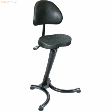 4260046926610 - meychair Stehhilfe Flachsitz mit pendelnd gelagerter Rückenlehne Gasfeder-Höhenverstellung 4260046926610 - meychair Stehhilfe Flachsitz mit pendelnd gelagerter Rückenlehne Gasfeder-Höhenverstellung