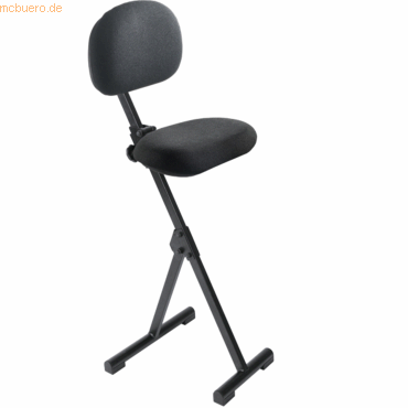 4260046926665 - Stehhilfe meychair Futura Light AF-SR-11025 klapp- & sitzhöhenverstellbar ohne Aufstieghilfe B 370 x T 210 x H 540-900 mm Stahl & Stoff schwarz 4260046926665 - Stehhilfe meychair Futura Light AF-SR-11025 klapp- & sitzhöhenverstellbar ohne Aufstieghilfe B 370 x T 210 x H 540-900 mm Stahl & Stoff schwarz