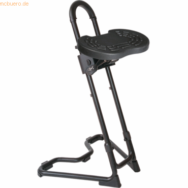 4260046928485 - meychair Universal-Stehhilfe Höhenverstellbereich 610 - 860 mm PU-Schaum schwarz