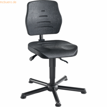 4260046928676 - Arbeitsdrehstuhl W15-25-TG-PU schwarz   schwarz bis 250kg 4260046928676 Mey Chair
