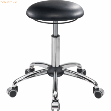 4260046928881 - Sitzhocker 09091 Assistant Basic schwarz mit Rollen höhenverstellbar bis 120kg 4260046928881 Meychair 4260046928881 - Sitzhocker 09091 Assistant Basic schwarz mit Rollen höhenverstellbar bis 120kg 4260046928881 Meychair