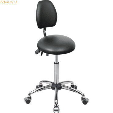 4260046929642 - Sitzhocker 09129 Assistant Basic schwarz mit Rollen höhenverstellbar bis 120kg 4260046929642 Meychair 4260046929642 - Sitzhocker 09129 Assistant Basic schwarz mit Rollen höhenverstellbar bis 120kg 4260046929642 Meychair