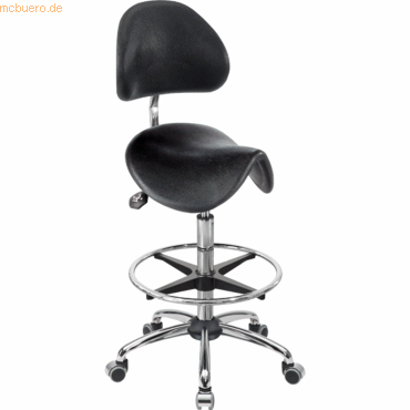 4260046929888 - Sitzhocker 04134 Assistant Basic schwarz mit Rollen höhenverstellbar bis 120kg 4260046929888 Meychair 4260046929888 - Sitzhocker 04134 Assistant Basic schwarz mit Rollen höhenverstellbar bis 120kg 4260046929888 Meychair