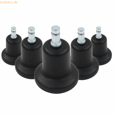4260182537640 - Stuhlgleiter 5x STAND 11mm 50mm Metall Kunststoff hjh OFFICE 4260182537640 - Stuhlgleiter 5x STAND 11mm 50mm Metall Kunststoff hjh OFFICE
