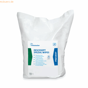4260241960501 - Descosept Desinfektionstuch Spezial Wipes 00-208-RS100-01 Refill 100St 4260241960501 100 Stück 4260241960501 - Descosept Desinfektionstuch Spezial Wipes 00-208-RS100-01 Refill 100St 4260241960501 100 Stück