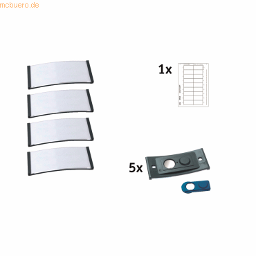 4260320190393 - badgepoint Namensschild polar POL30MA02-5DR 70x30mm an 5St 4260320190393 5 Stück