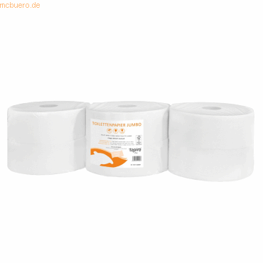 4260339558115 - tapira plus Toilettenpapier Jumbo 2-lg 8114 6St 4260339558115 GVS Großverbraucherspezialisten 6 Stück 4260339558115 - tapira plus Toilettenpapier Jumbo 2-lg 8114 6St 4260339558115 GVS Großverbraucherspezialisten 6 Stück