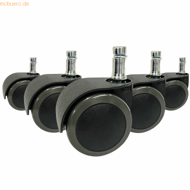 4260354052292 - Stuhlrolle ROLO EASY 619031 Hartboden 11x50mm 5St 4260354052292 5 Stück 4260354052292 - Stuhlrolle ROLO EASY 619031 Hartboden 11x50mm 5St 4260354052292 5 Stück