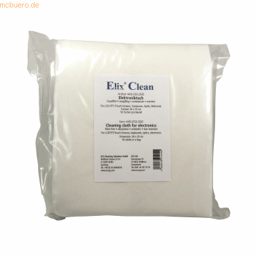 4260478914490 - Elix Reinigungstuch ElixClean 449050000 34x33cm trocken 4260478914490 ECS Cleaning Solutions GmbH 50 Stück 4260478914490 - Elix Reinigungstuch ElixClean 449050000 34x33cm trocken 4260478914490 ECS Cleaning Solutions GmbH 50 Stück