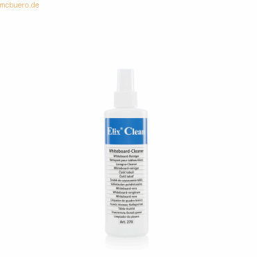 4260478927025 - Elix Reinigungsspray ElixClean 270250 Whiteboard 250ml 4260478927025 Elix Clean 4260478927025 - Elix Reinigungsspray ElixClean 270250 Whiteboard 250ml 4260478927025 Elix Clean