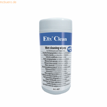 4260478948709 - Elix Reinigunstuch ElixClean 487100 Telefon Spenderdose 4260478948709 ECS Cleaning Solutions GmbH 100 Stück 4260478948709 - Elix Reinigunstuch ElixClean 487100 Telefon Spenderdose 4260478948709 ECS Cleaning Solutions GmbH 100 Stück