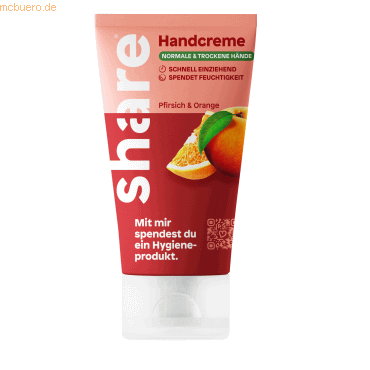 4260739997637 - share Handcreme Pfirsich & Orange H-02-23-02 75ml 4260739997637 - share Handcreme Pfirsich & Orange H-02-23-02 75ml