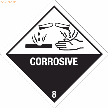 4260748860045 - DR-Label Versandetikett DR234S1010 Kl8 Corrosive 100x100mm 4260748860045 Dössel & Rademacher OHG 500 Stück 4260748860045 - DR-Label Versandetikett DR234S1010 Kl8 Corrosive 100x100mm 4260748860045 Dössel & Rademacher OHG 500 Stück